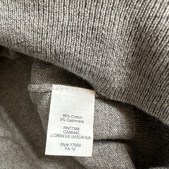 J Crew light pullover sweater - cotton/cashmere blend - L - Picture 3 of 3